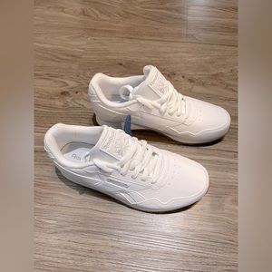 All white Reebok Sneakers- Women